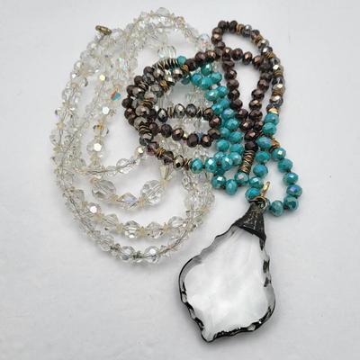 Two Crystal Necklaces