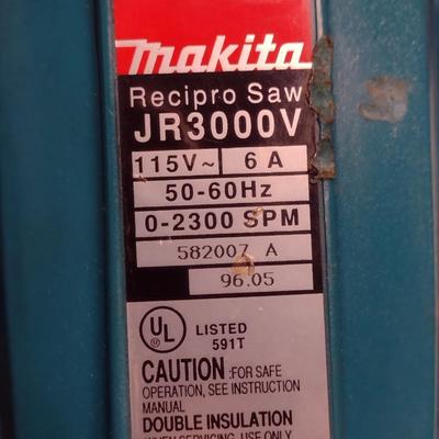 Makita Recipro Saw JR3000V with Case