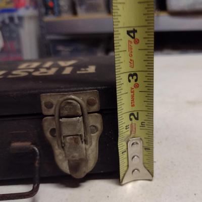 Vintage American National Red Cross Metal First Aid Box