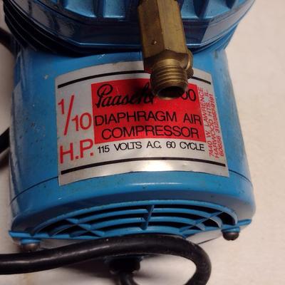 Paasche 1/10 Hp 115 Volt Diaphragm Air Compressor