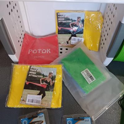 HAND WEIGHTS, EXERCISE MAT AND MORE