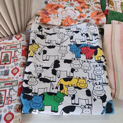 LINEN TABLECLOTHS, END TABLE AND MORE