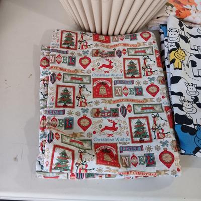 LINEN TABLECLOTHS, END TABLE AND MORE