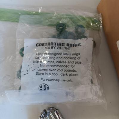 FARM ANIMAL MEDICAL ITEMS