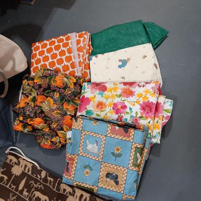 PLASTIC TABLECLOTHS PLUS CLOTH & CANVAS TOTE BAGS