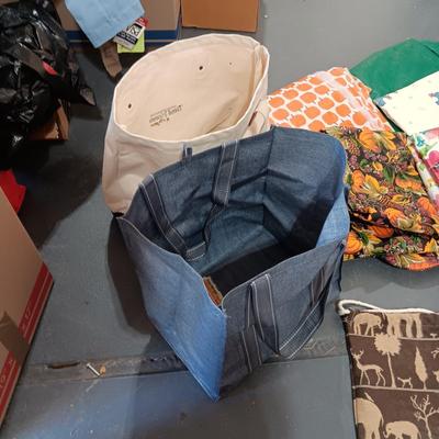 PLASTIC TABLECLOTHS PLUS CLOTH & CANVAS TOTE BAGS