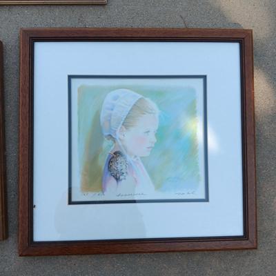 SIGNED AND NUMBERED "INNOCENCE" BY NANCY NOEL AND "SPIRIT OF CHILDREN" SIGNED
