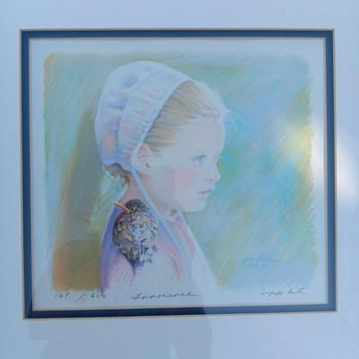 SIGNED AND NUMBERED "INNOCENCE" BY NANCY NOEL AND "SPIRIT OF CHILDREN" SIGNED