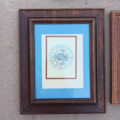 4 FRAMED WALL ART
