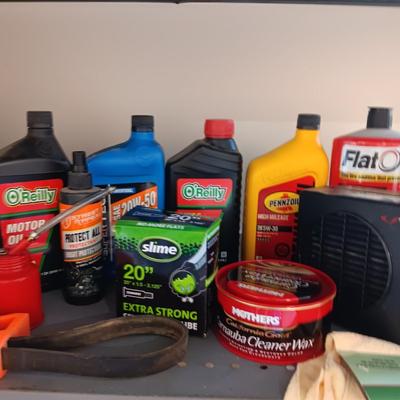 AUTOMOTIVE CHEMICALS AND A SMALL HEATER