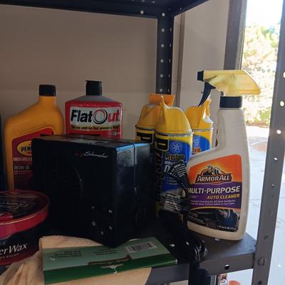 AUTOMOTIVE CHEMICALS AND A SMALL HEATER