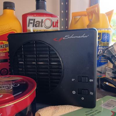 AUTOMOTIVE CHEMICALS AND A SMALL HEATER