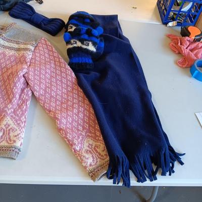 GIRLS WOOL SWEATER AND OTHER WINTER WEAR