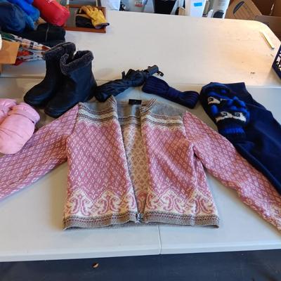 GIRLS WOOL SWEATER AND OTHER WINTER WEAR