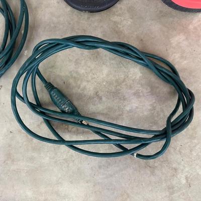 MEASURING WHEEL, METAL DETECTOR AND EXTENSION CORDS