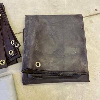 VARIOUS SIZED TARPS