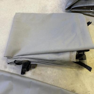 VARIOUS SIZED TARPS