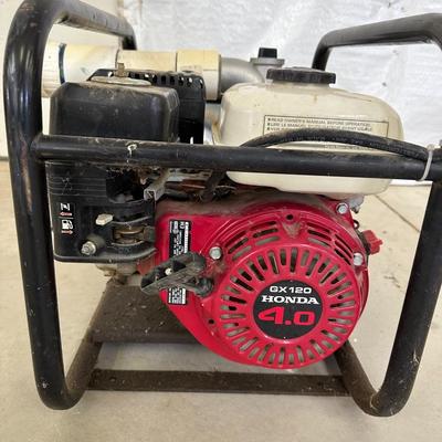 NORTH STAR 2” SEMI-TRASH WATER PUMP OPERATED BY A GAS 4HP HONDA MOTOR