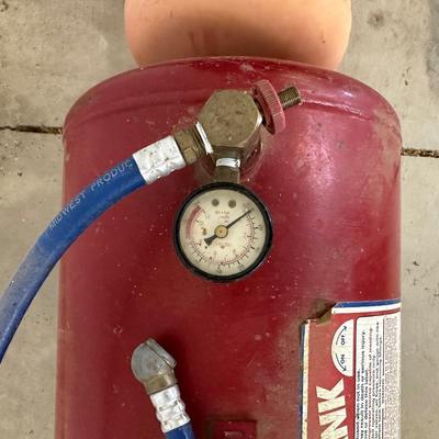 PRO X ONE 2 GALLON AIR COMPRESSOR, PORTABLE AIR TANK AND AIR HOSE