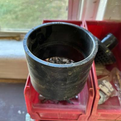 IRRIGATION REPAIR FITTINGS, BENCH STORAGE AND HARDWARE