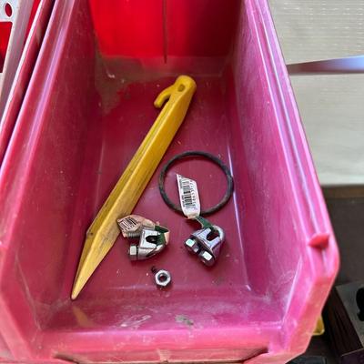 STORAGE SOLUTIONS WITH MISC TOOLS AND HARDWARE