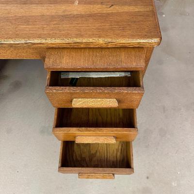 SOLID WOOD DESK AND A DESK CHAIR
