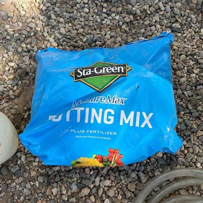 WHEEL BARROW, GARDEN HOSES, WEED SPRAYERS