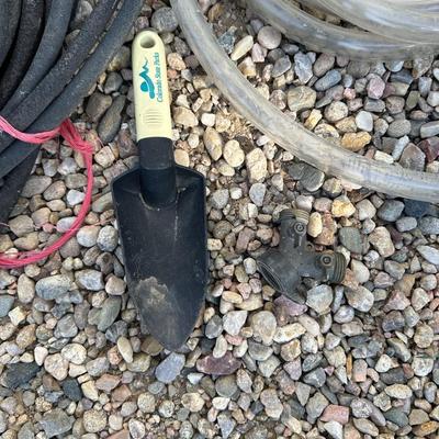 WHEEL BARROW, GARDEN HOSES, WEED SPRAYERS