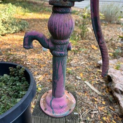 WATER PUMP YARD ART