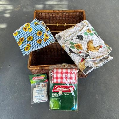 PICNIC BASKET, BEVERAGE COOLERS, PERSONAL FANS & MORE