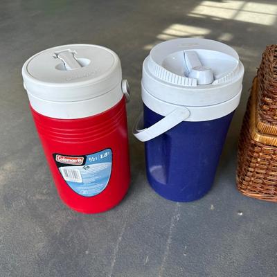 PICNIC BASKET, BEVERAGE COOLERS, PERSONAL FANS & MORE