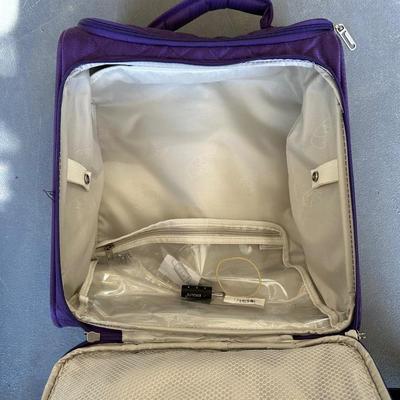FULL SIZE AEROBED AIR MATTRESS, 2 SUITCASES AND A NECK PILLOW