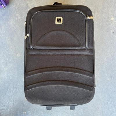 FULL SIZE AEROBED AIR MATTRESS, 2 SUITCASES AND A NECK PILLOW