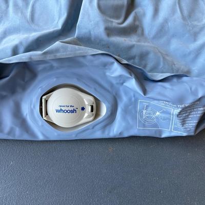 FULL SIZE AEROBED AIR MATTRESS, 2 SUITCASES AND A NECK PILLOW
