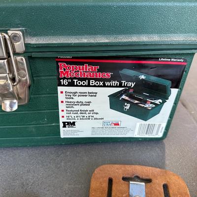 TOOL BOX, BUNGEES, SHEATHS AND MORE