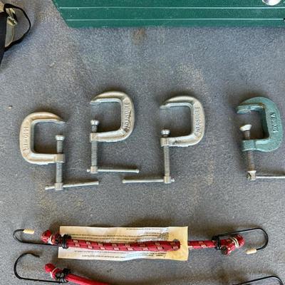 TOOL BOX, BUNGEES, SHEATHS AND MORE