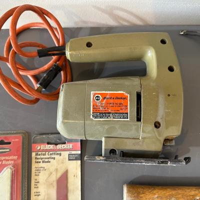 JIGSAW, SOLDERING IRON, SAWZ ALL BLADES