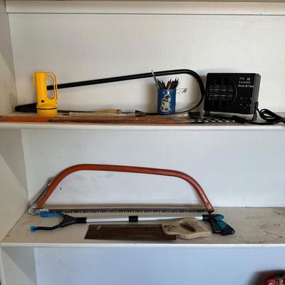 SMALL CERAMIC HEATER & FAN, HAND TOOLS & MORE
