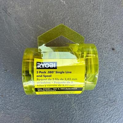RYOBI CORDLESS WEED CUTTER & CAULKING GUN PLUS CORDLESS DRILL