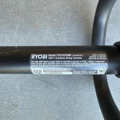 RYOBI CORDLESS WEED CUTTER & CAULKING GUN PLUS CORDLESS DRILL