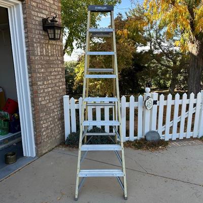 KELLER MODEL 778 FIBERGLASS 8 FOOT LADDER