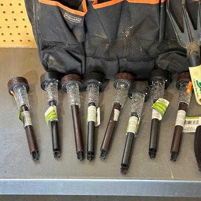 GARDENING TOOLS, SOLAR PATH LIGHTS & MORE