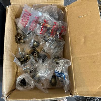 HARDWARE IN ORGANIZER, 220V CORD, WIRE STRIPPERS AND MORE
