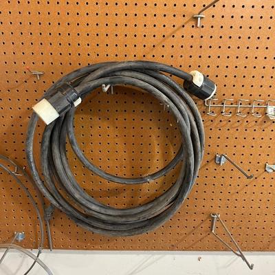 HARDWARE IN ORGANIZER, 220V CORD, WIRE STRIPPERS AND MORE
