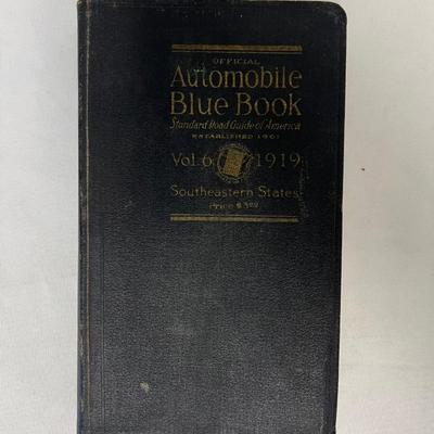 1919 Kelly Blue Book Auto Value Book