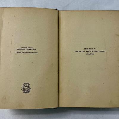 1927 Ernest Hemmingway "The Sun Also Rises" Book
