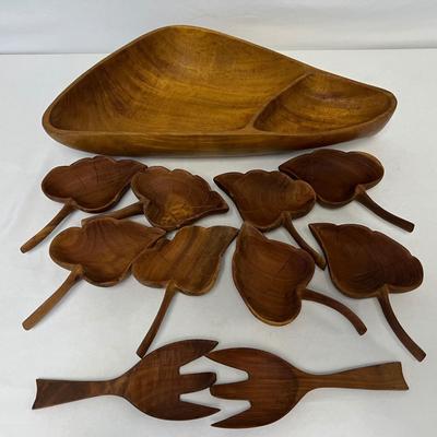 Fritz Mevs Factory Mahogany Bowl Set