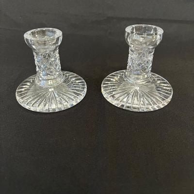 Waterford Candlestick Pair