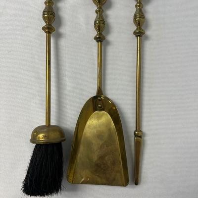 Brass Fireplace Tool Assortment