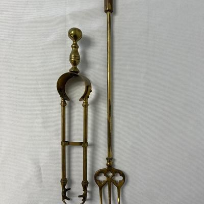 Brass Fireplace Tool Assortment